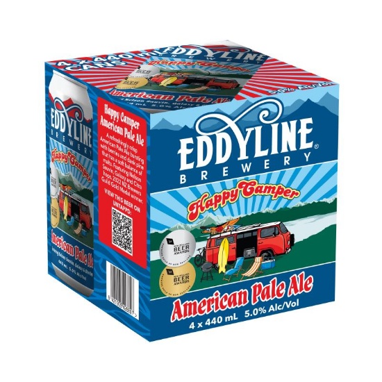 Picture of Eddyline Happy Camper American Pale Ale Cans 4x440ml