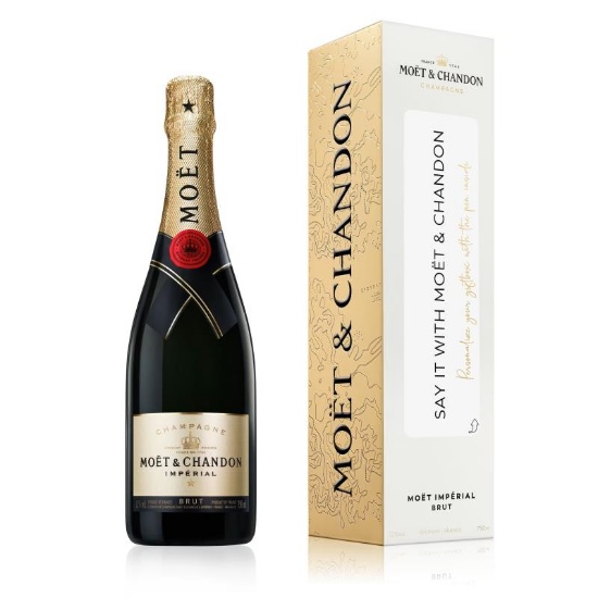 Picture of Moët & Chandon Impérial Brut NV Champagne Make It Yours Gift Box 750ml