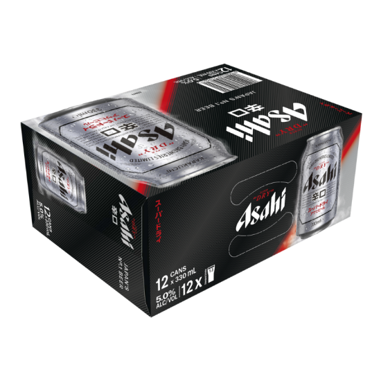 Picture of Asahi Super Dry Cans 12x330ml