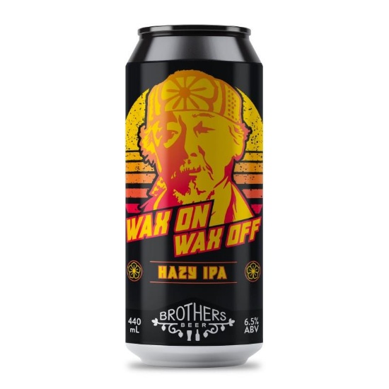 Picture of Brothers Beer Wax On Wax Off Hazy IPA Can 440ml