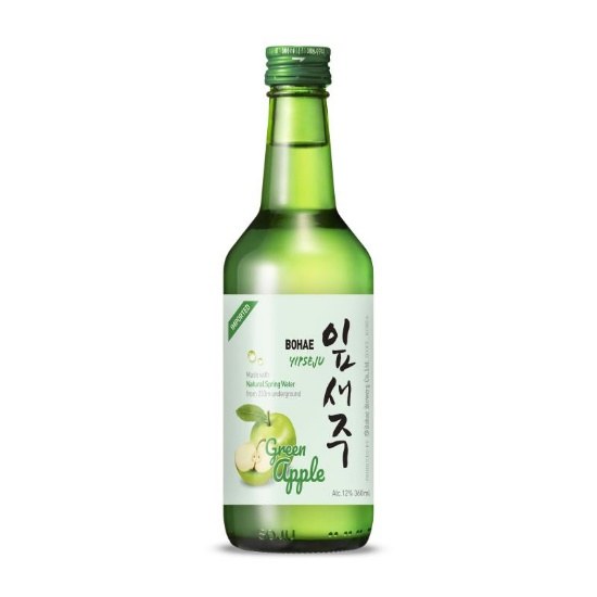 Picture of Bohae Yipseju Green Apple Soju 360ml