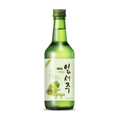 Picture of Bohae Yipseju Green Grape Soju 360ml