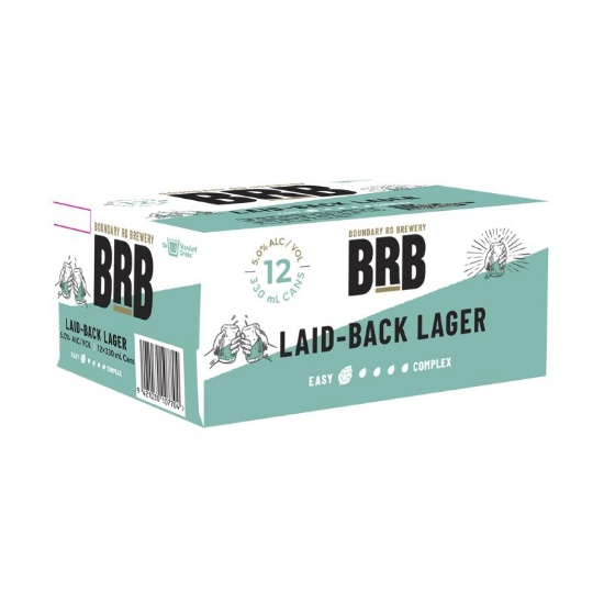 Picture of Boundary Road Brewery Laid-Back Lager Cans 12x330ml