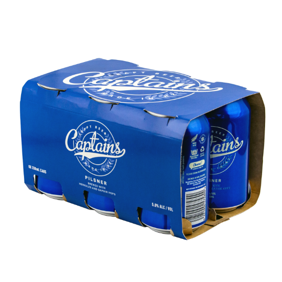 Picture of Captains Pilsner Cans 6x330ml