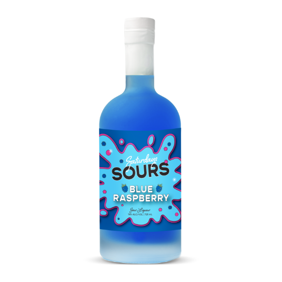 Picture of Saturdays Sours Blue Raspberry 14% 725ml