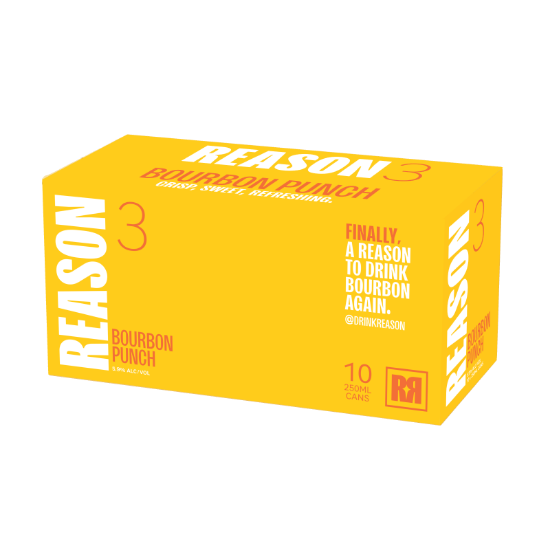 Picture of Reason 3 Bourbon Punch 5.9% Cans 10x250ml