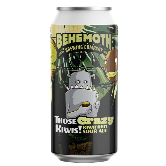 Picture of Behemoth Those Crazy Kiwis! Kiwifruit Sour Ale Can 440ml