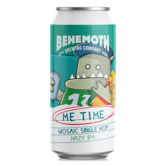 Picture of Behemoth Me Time Mosaic Single Hop Hazy IPA Can 440ml