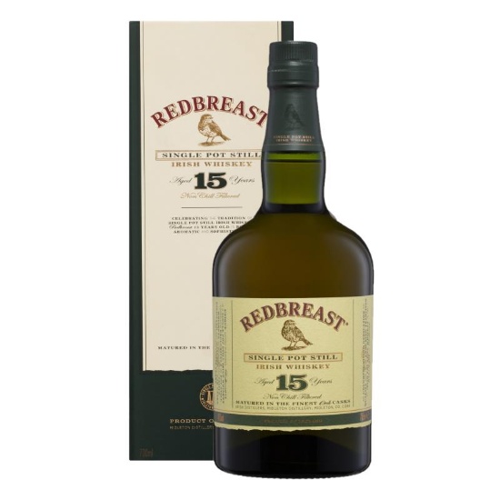 Picture of Redbreast 15YO Single Pot Still Irish Whiskey 700ml