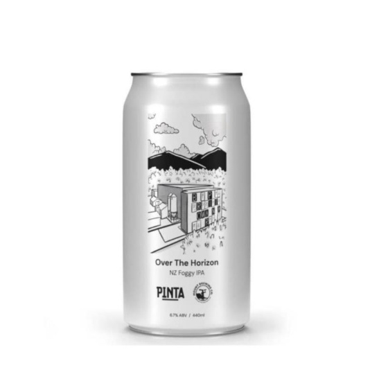 Picture of Mount Brewing Co. x Pinta Brewing Over The Horizon NZ Foggy IPA Can 440ml