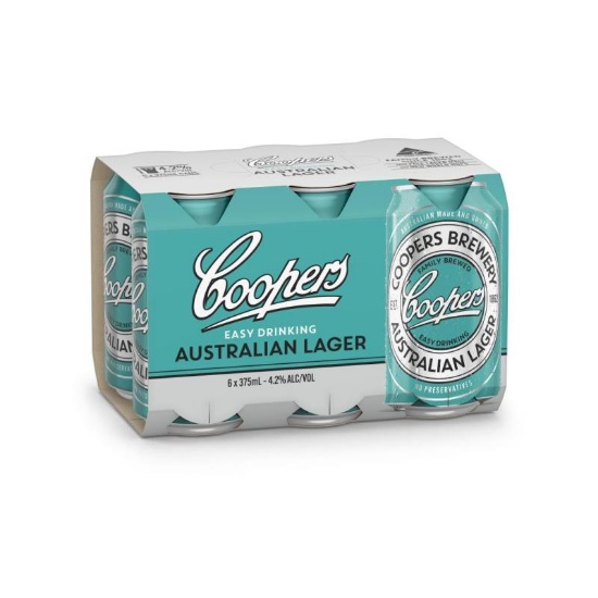 Picture of Coopers Australian Lager Cans 6x375ml