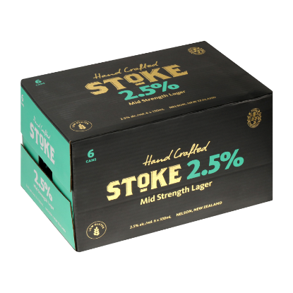 Picture of Stoke 2.5% Mid Strength Lager Cans 6x330ml