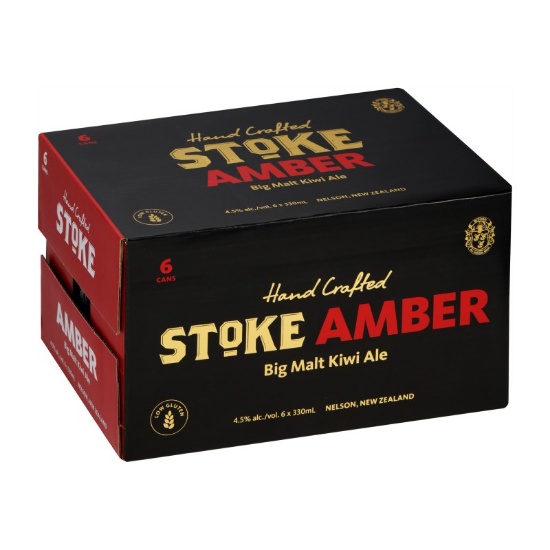 Picture of Stoke Amber Ale Cans 6x330ml