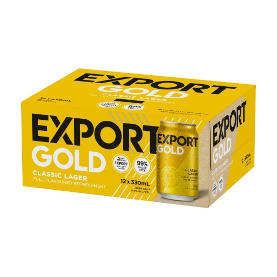 Picture of Export Gold Cans 12x330ml