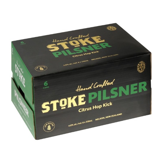 Picture of Stoke Pilsner Cans 6x330ml
