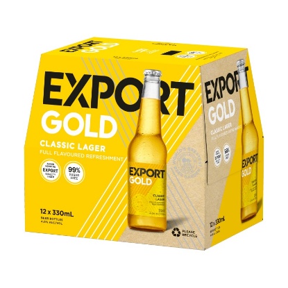 Show details for Export Gold Bottles 12x330ml Picture of Export Gold Bottles 12x330ml