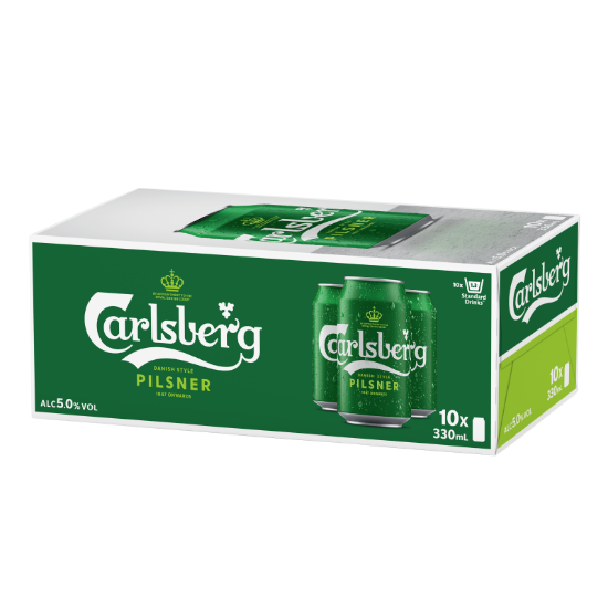 Picture of Carlsberg Pilsner Cans 10x330ml