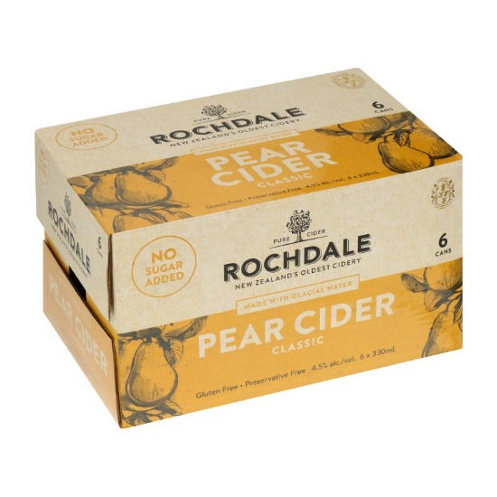 Picture of Rochdale Pear Cider Classic Cans 6x330ml