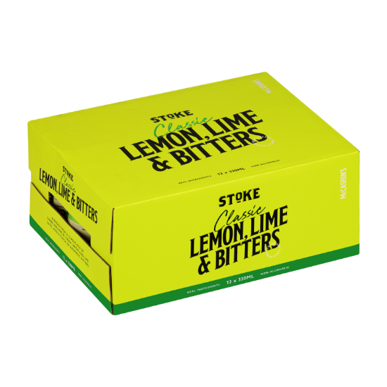 Picture of Stoke Classic Lemon, Lime & Bitters Cans 12x330ml