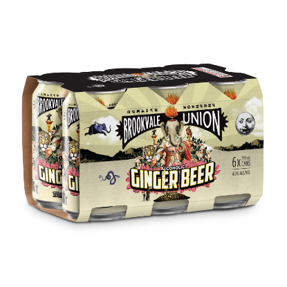 Show details for Brookvale Union Alcoholic Ginger Beer 4% Cans 6x330ml Picture of Brookvale Union Alcoholic Ginger Beer 4% Cans 6x330ml