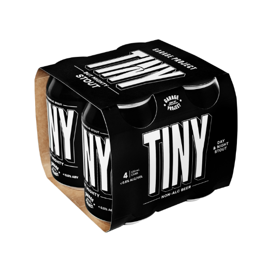 Picture of Garage Project Tiny Stout Non-Alcoholic Cans 4x330ml