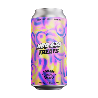 Picture of Garage Project HBC 630 Treats Double Dry Hopped Hazy IPA Can 440ml
