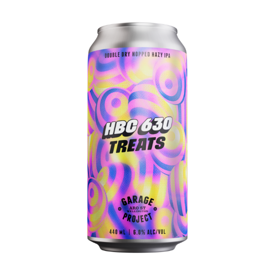 Picture of Garage Project HBC 630 Treats Double Dry Hopped Hazy IPA Can 440ml