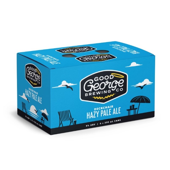 Picture of Good George Deckchair Hazy Pale Ale Cans 6x330ml