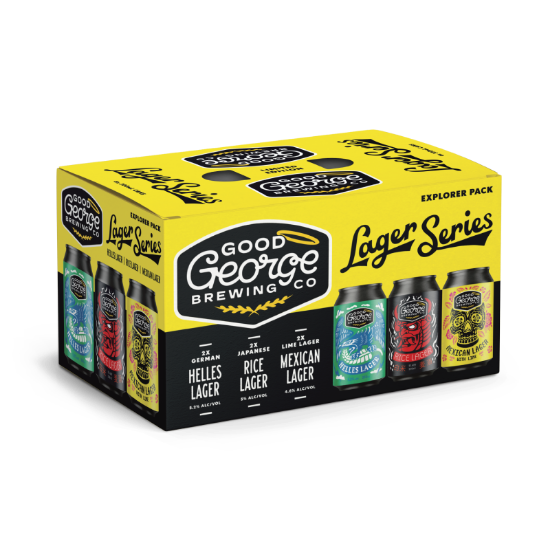 Picture of Good George Lager Series Explorer Pack Cans 6x330ml