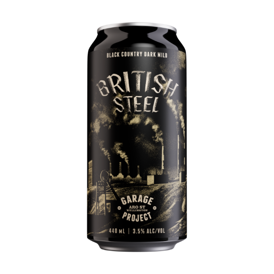 Picture of Garage Project British Steel Black Country Dark Mild Can 440ml