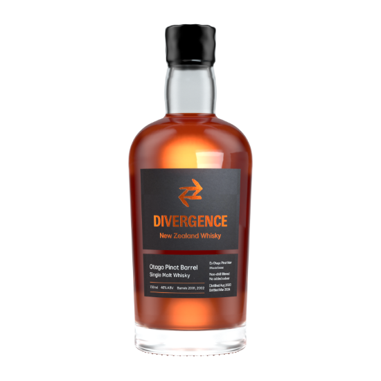 Picture of Divergence Otago Pinot Barrel Single Malt NZ Whisky 700ml