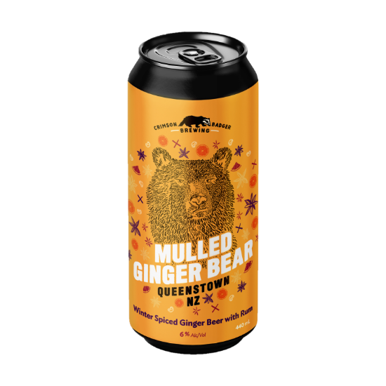 Picture of Crimson Badger Brewing Mulled Ginger Bear 6% Can 440ml