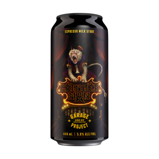 Picture of Garage Project Grinderman Espresso Milk Stout Can 440ml