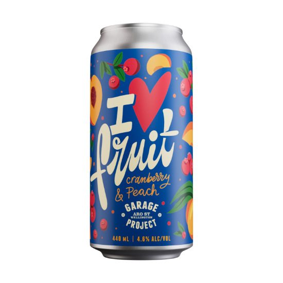 Picture of Garage Project I Heart Fruit Cranberry & Peach Sour Can 440ml