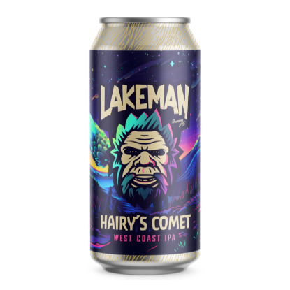 Picture of Lakeman Hairy's Comet West Coast IPA Can 440ml
