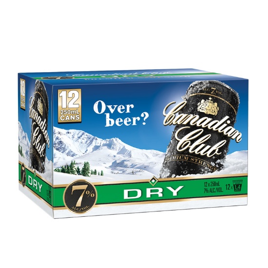 Picture of Canadian Club & Dry 7% Cans 12x250ml