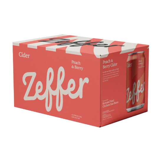 Picture of Zeffer Peach & Berry Cider Cans 6x330ml