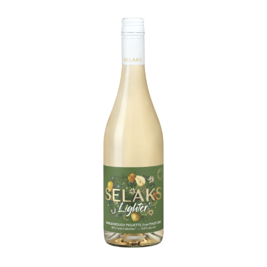 Picture of Selaks Origins Lighter Piquette 8% Pinot Gris 750ml