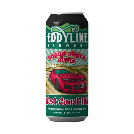 Picture of Eddyline Grand Theft Alpha West Coast IPA Can 440ml