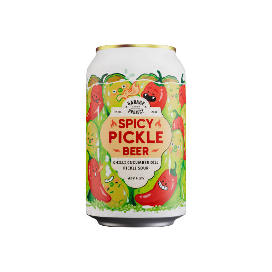 Picture of Garage Project Spicy Pickle Beer Sour Can 330ml