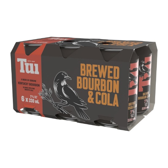 Picture of Tui Bourbon & Cola 7% Cans 6x330ml