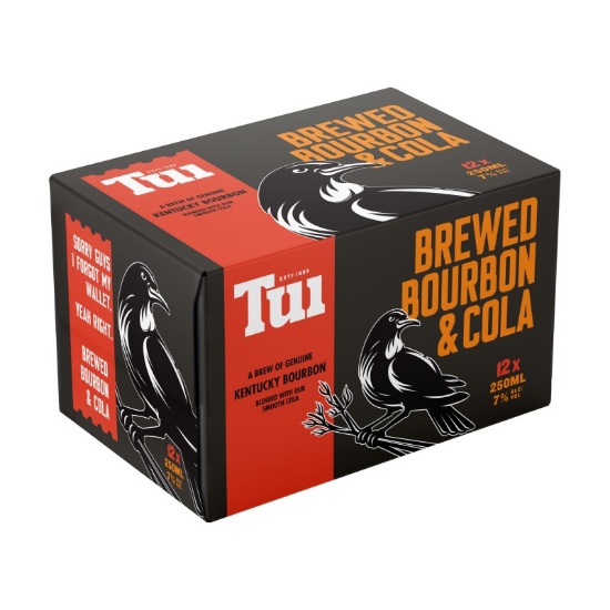 Picture of Tui Bourbon & Cola 7% Cans 12x250ml