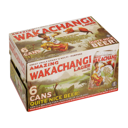 Picture of Wakachangi Lager Cans 6x330ml