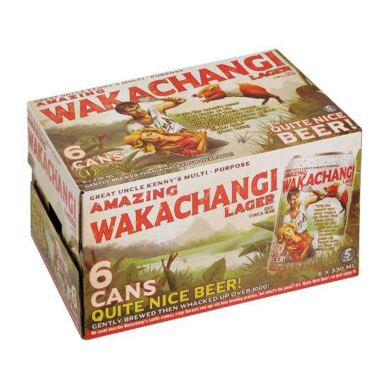 Picture of Wakachangi Lager Cans 6x330ml