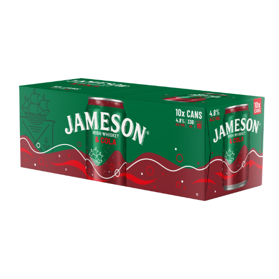 Picture of Jameson & Cola 4.8% Cans 10x330ml