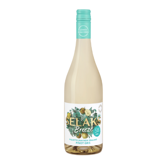 Picture of Selaks Origins Breeze Piquette 5% Pinot Gris 750ml