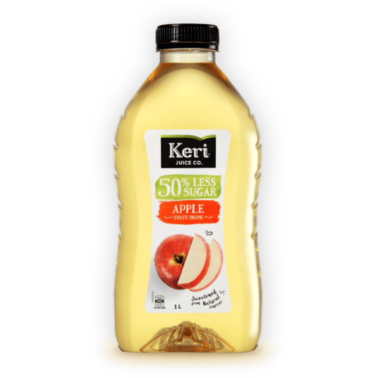 Picture of Keri 50% Less Sugar Apple PET Bottle 1 Litre