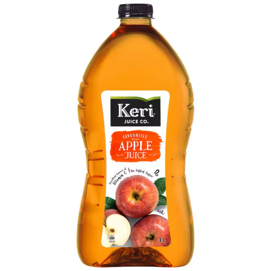 Picture of Keri Favourites Apple Juice PET Bottle 3 Litre