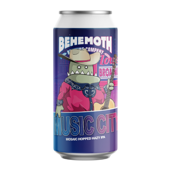 Picture of Behemoth Music City Mosaic Hopped Hazy IPA Can 440ml