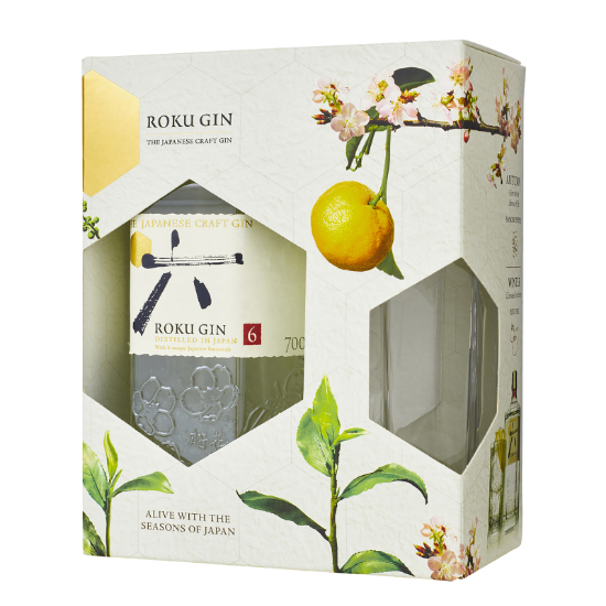 Picture of Suntory Roku The Japanese Craft Gin & Glass Gift Pack 700ml